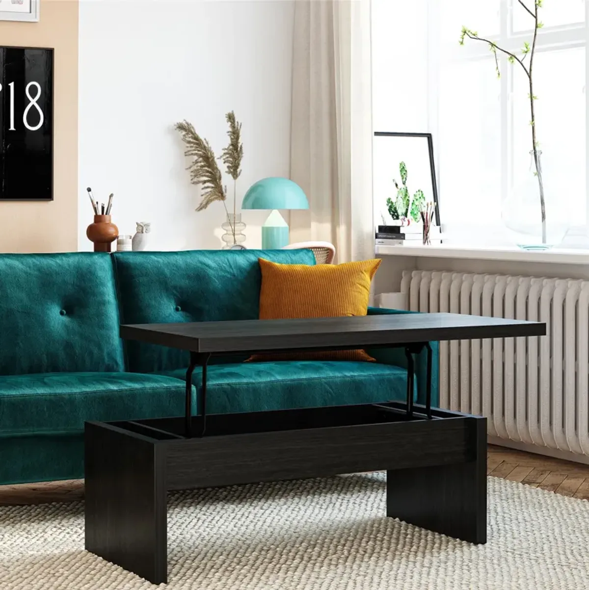 Winston Rectangular Lift Top Coffee Table