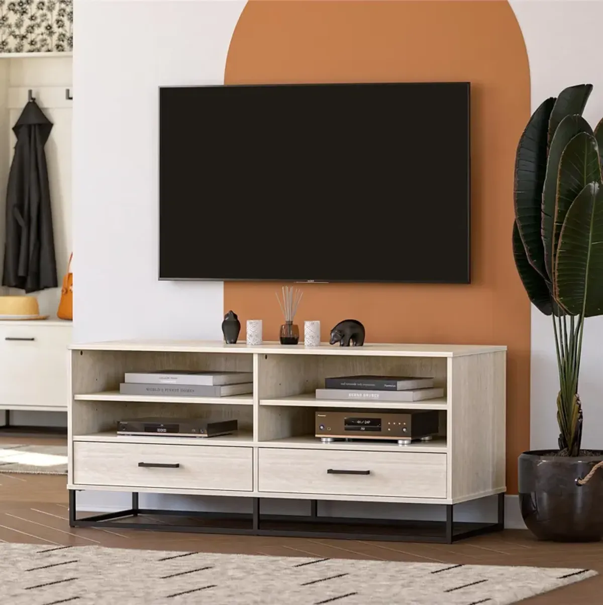 Kelly TV Stand with Drawers for TVs up to 55 in.