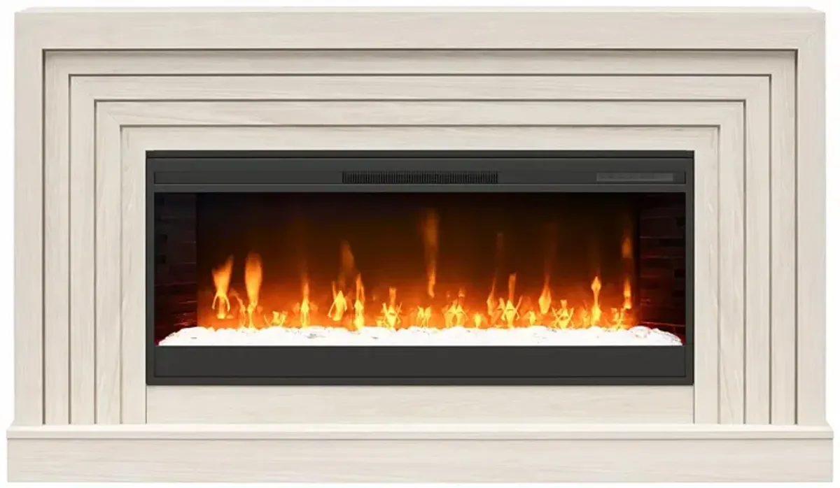 Monroe Wide Mantel Fireplace