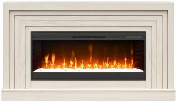 Monroe Wide Mantel Fireplace