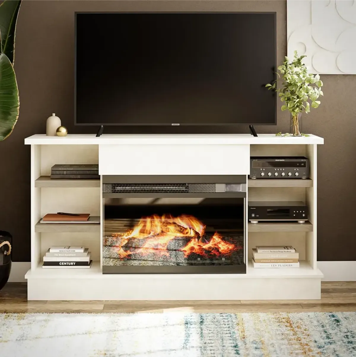 Oslo Fireplace Console for 65" TVs