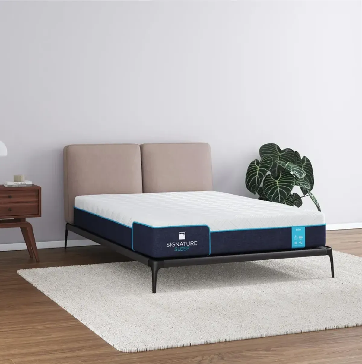 Bliss 10 Inch Charcoal Cool Gel Memory Foam Mattress