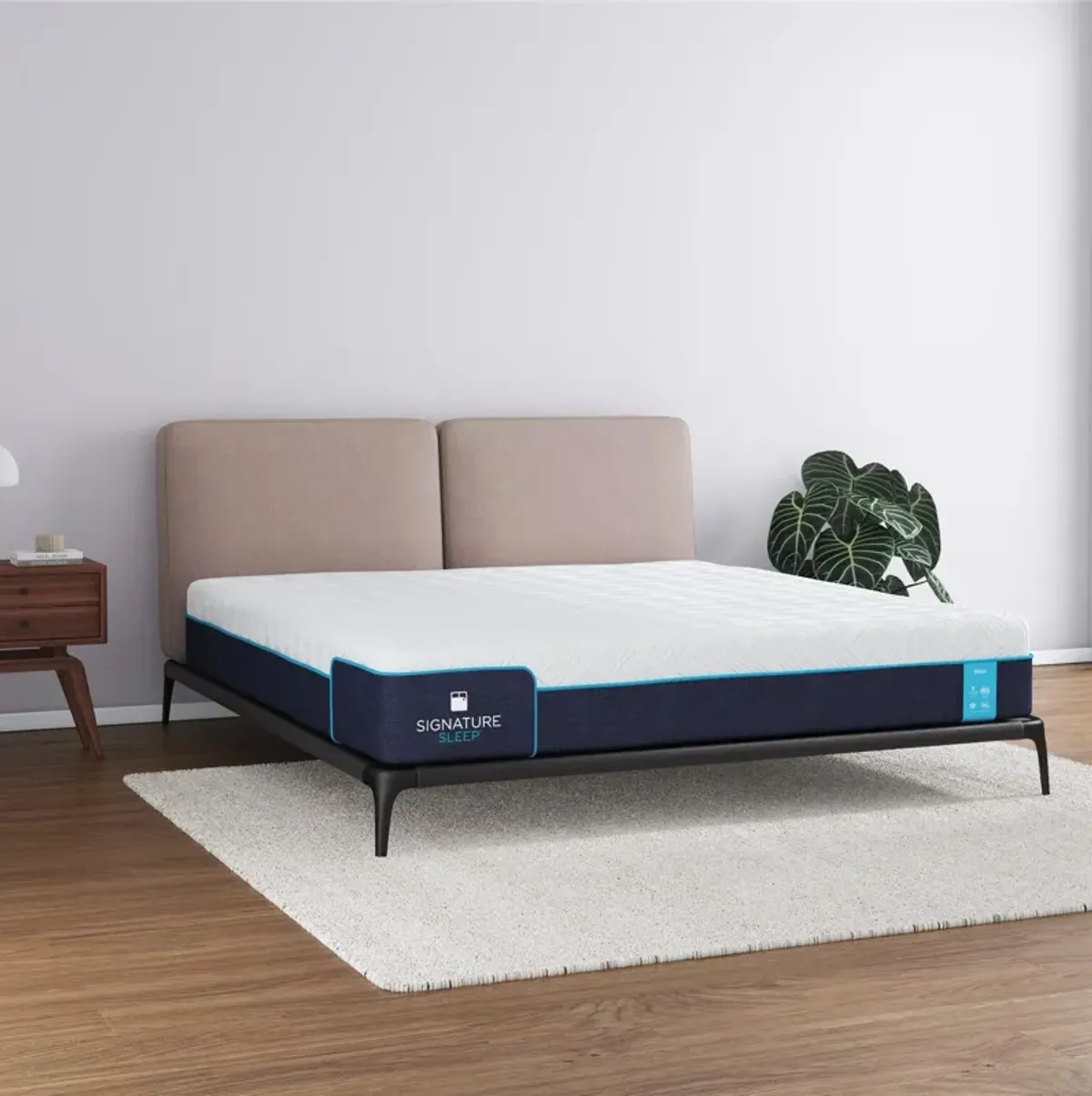 Bliss 10 Inch Charcoal Cool Gel Memory Foam Mattress