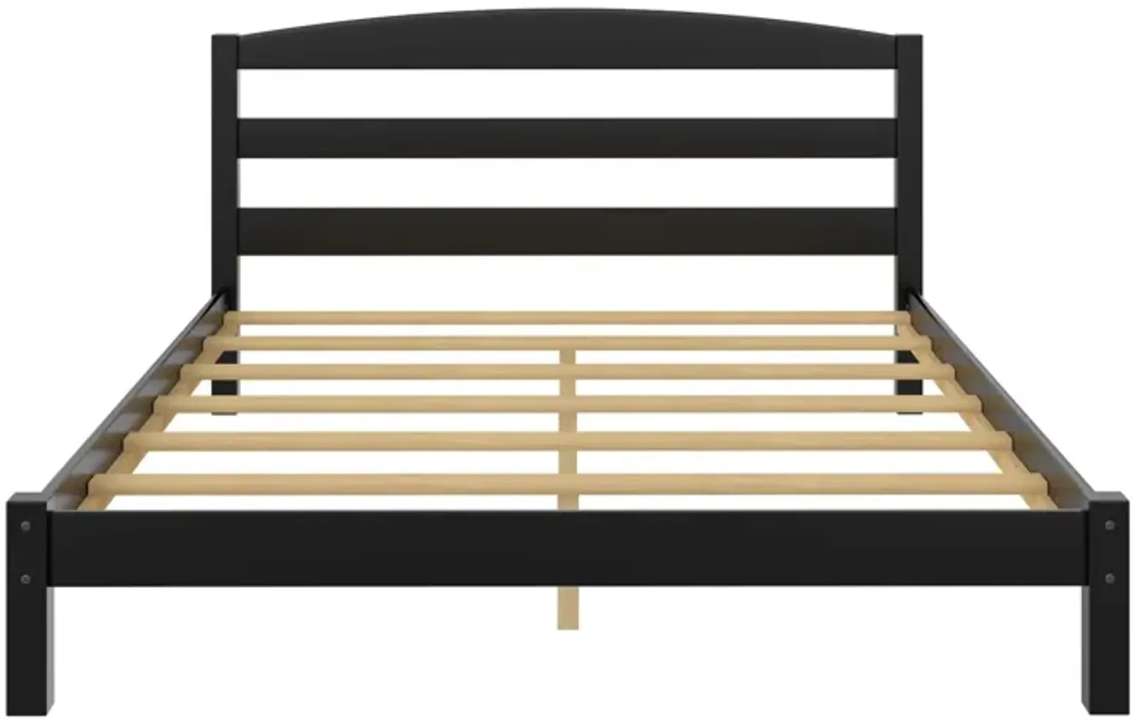 Braylon Wooden Bed Frame with Wood Slats