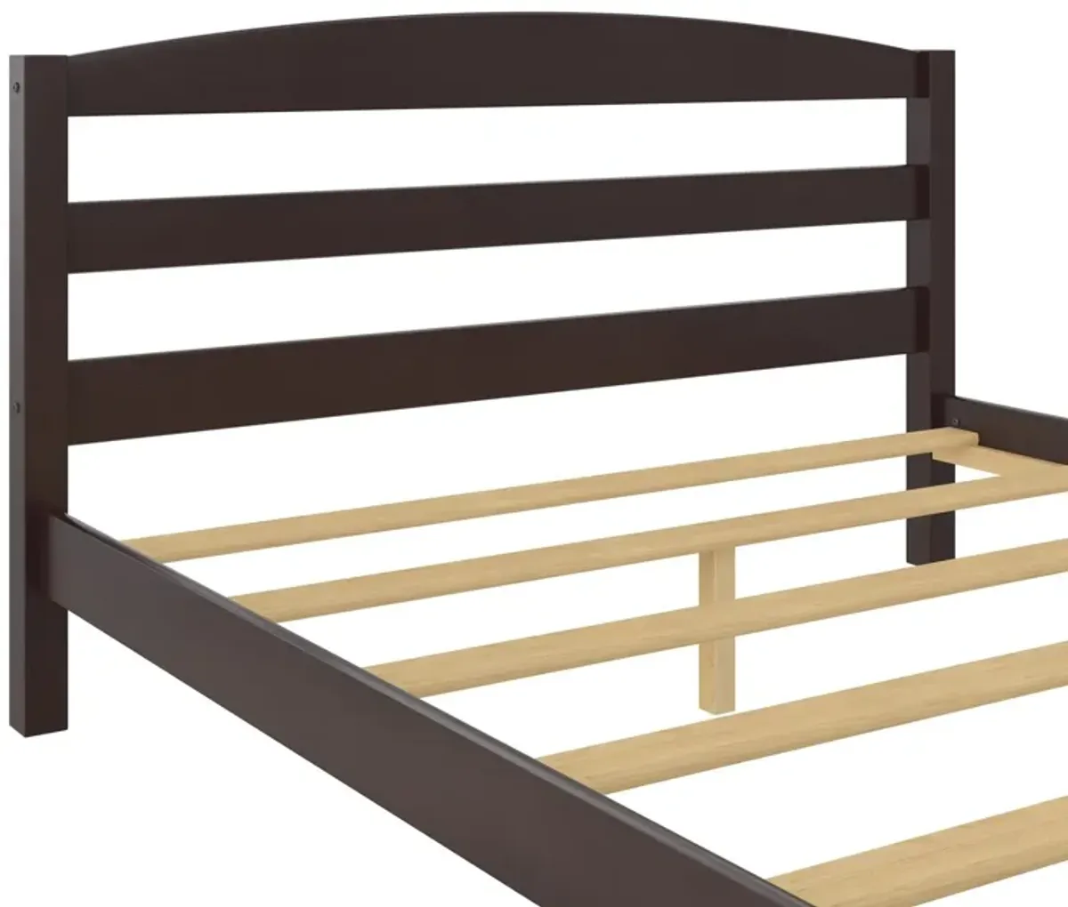 Braylon Wooden Bed Frame with Wood Slats