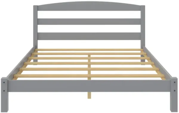 Braylon Wooden Bed Frame with Wood Slats