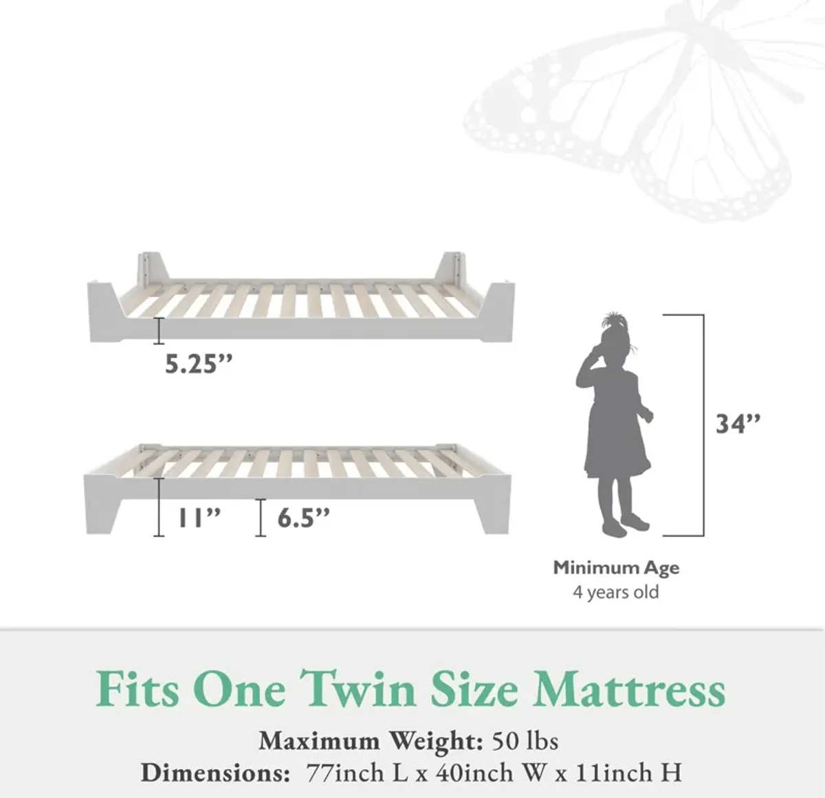 Maverick Kids Montessori Flip Bed