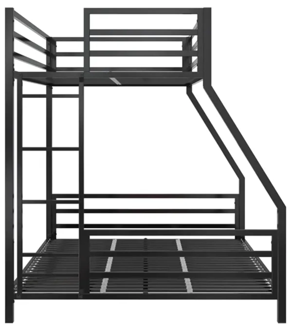 Signature Sleep Coen Metal Bunk Bed, Twin/Full, Black