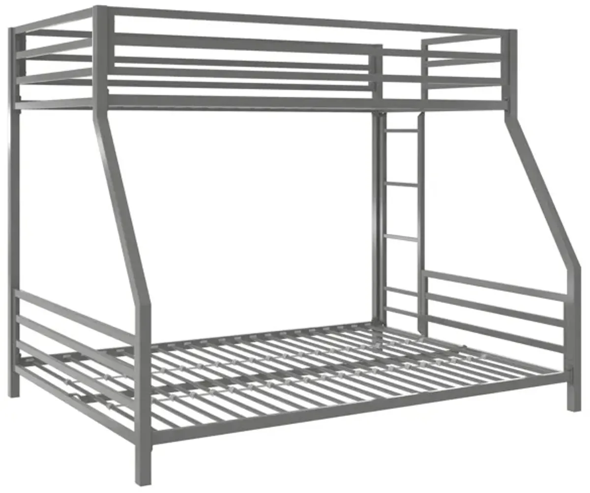 Signature Sleep Coen Metal Bunk Bed, Twin/Full, Black