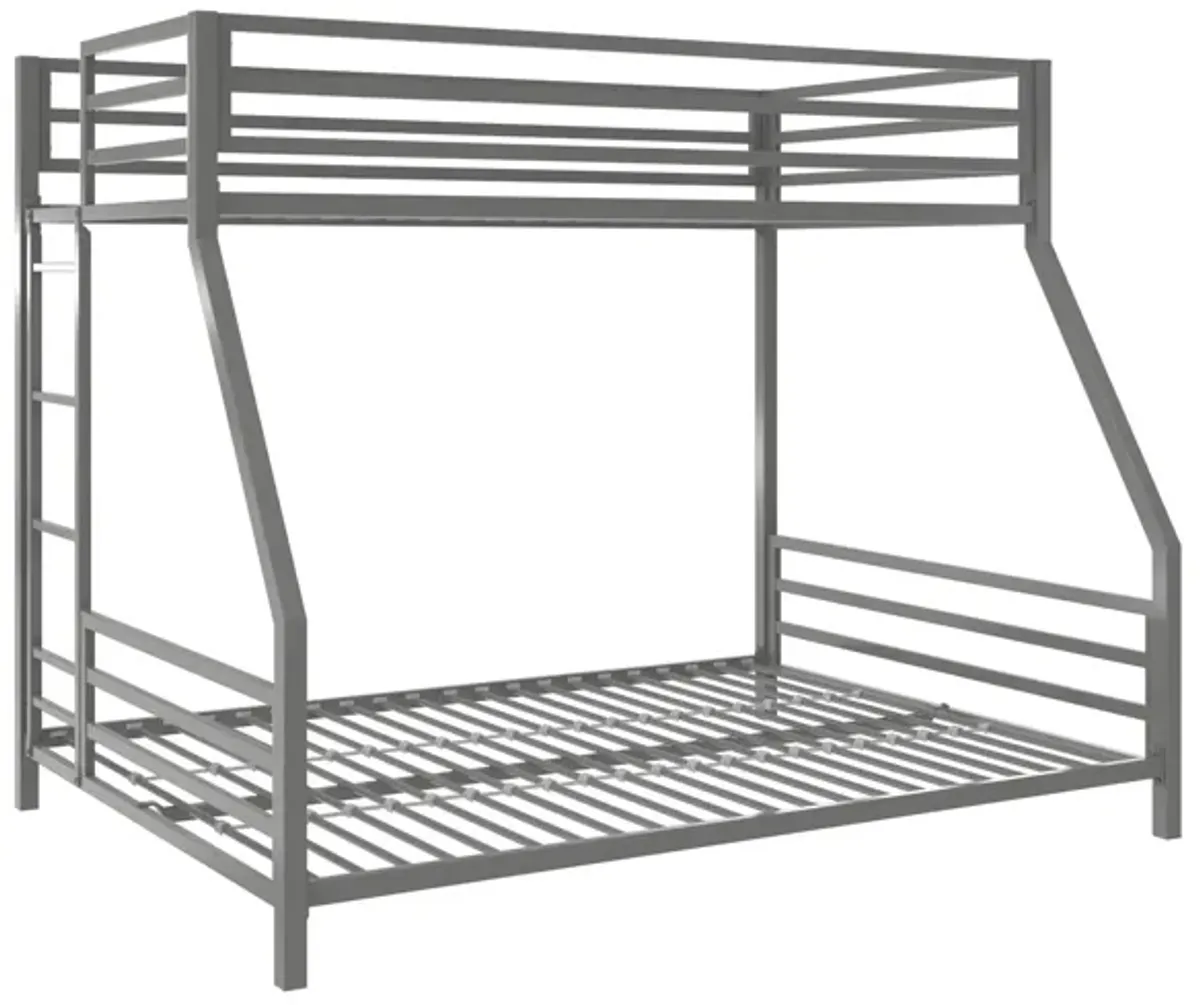 Signature Sleep Coen Metal Bunk Bed, Twin/Full, Black