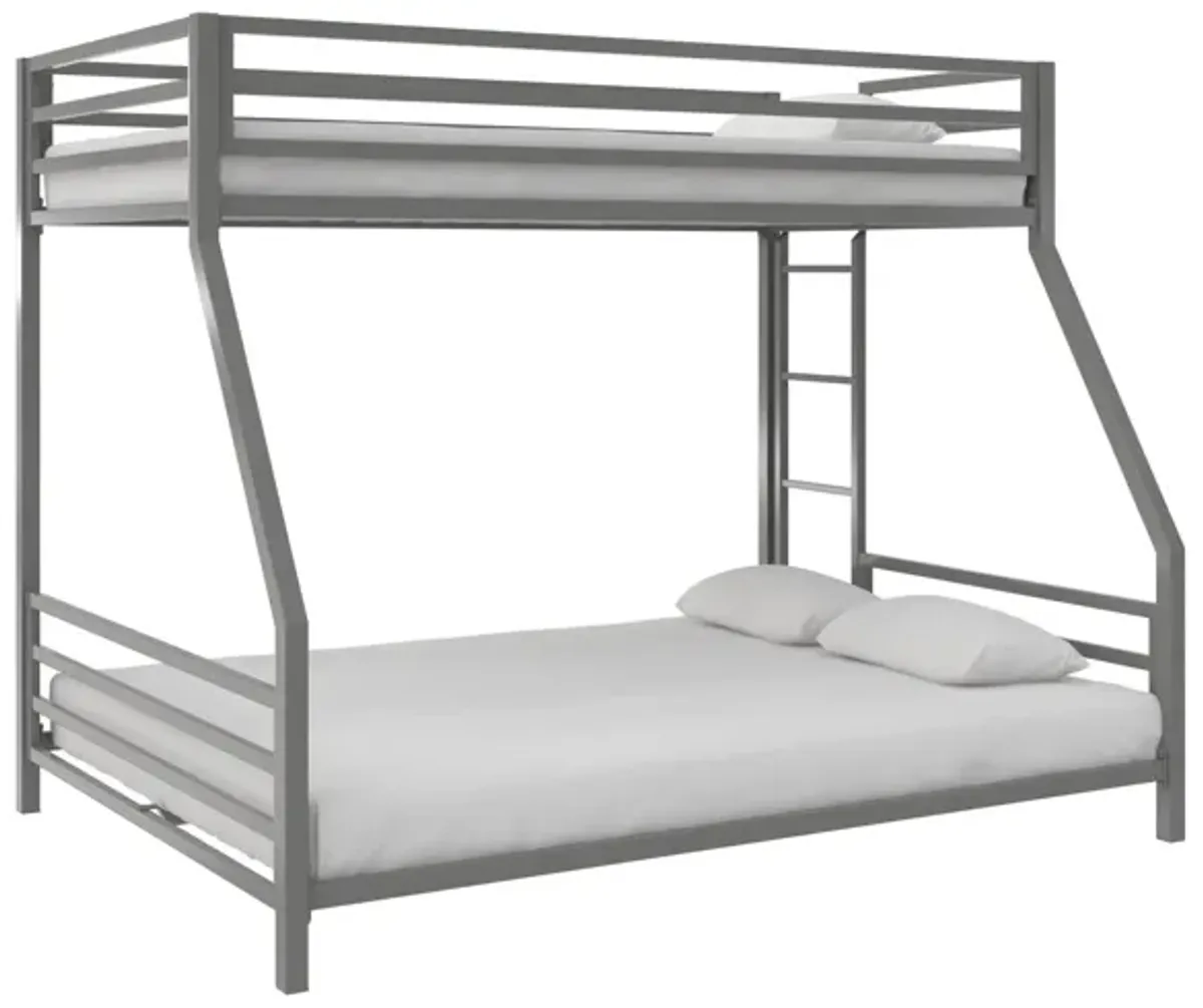 Signature Sleep Coen Metal Bunk Bed, Twin/Full, Black