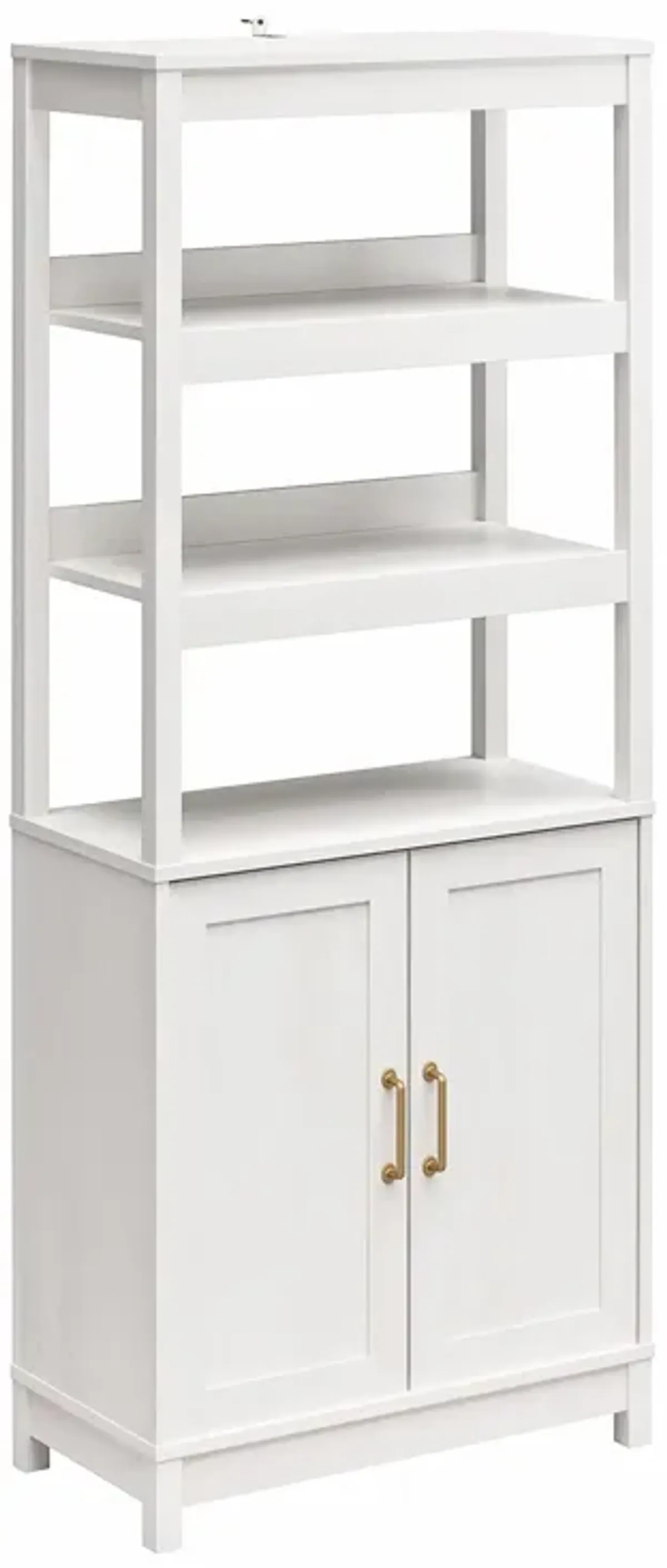 Tess 2 Door Bookcase with Modular Storage Options