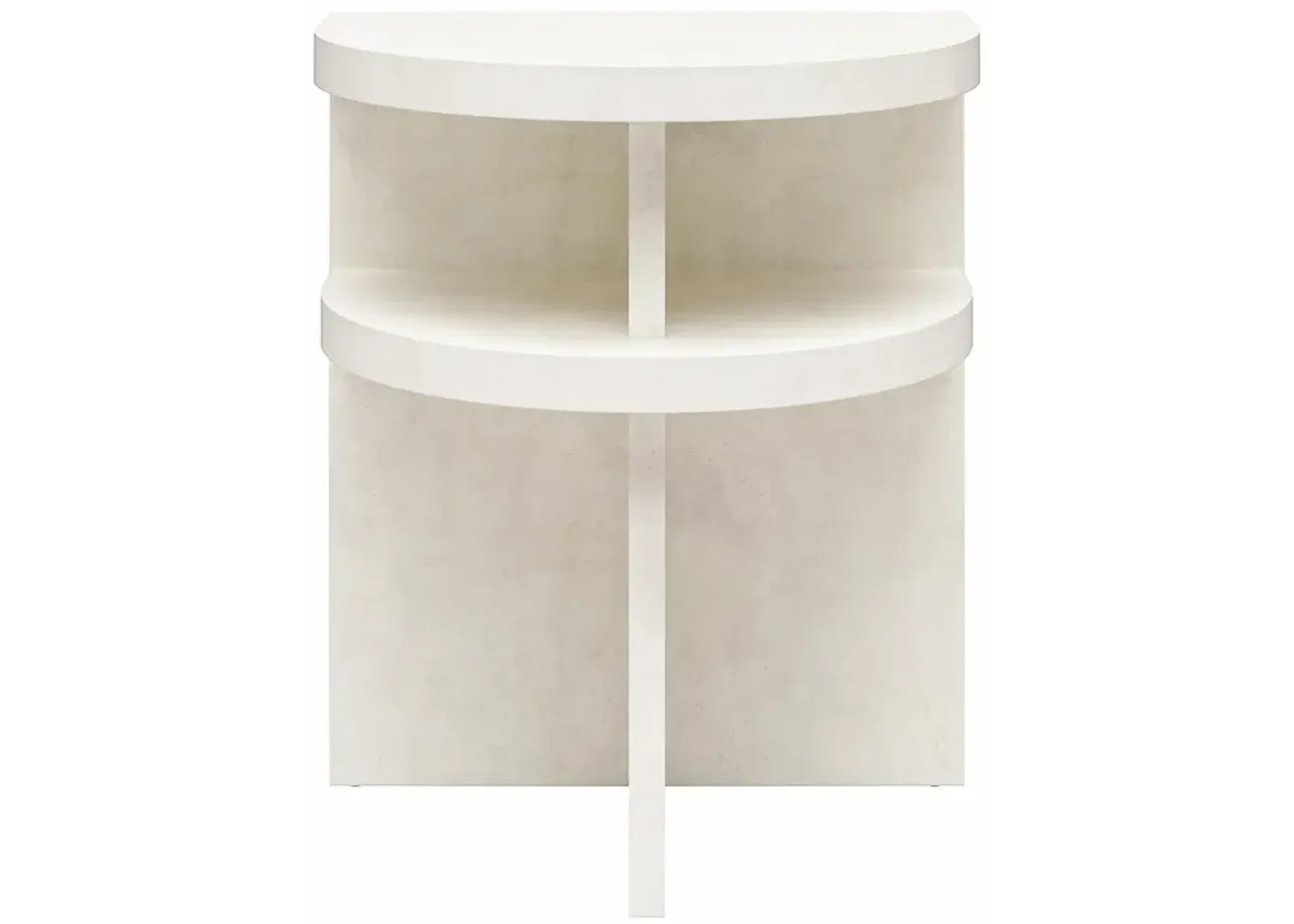 Daytona Modern Semicircle End Tables, Set of 2