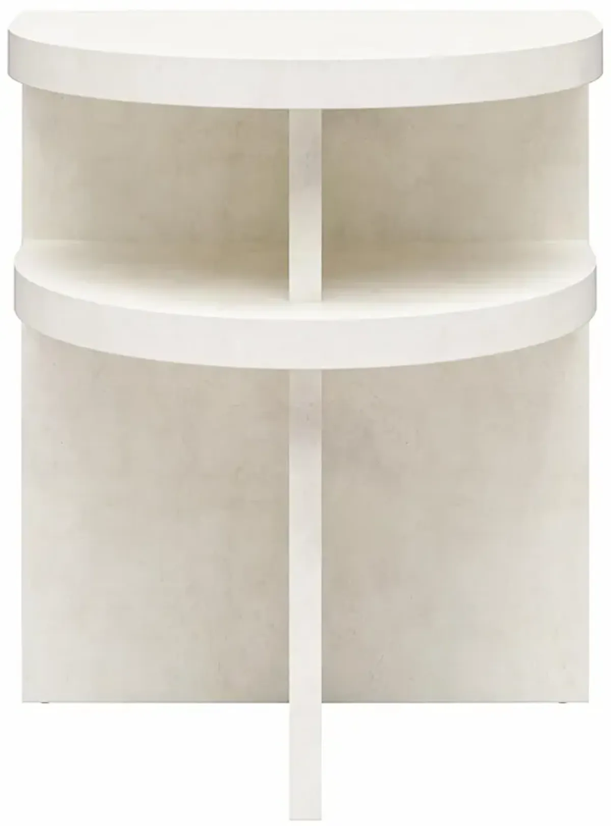 Daytona Modern Semicircle End Tables, Set of 2