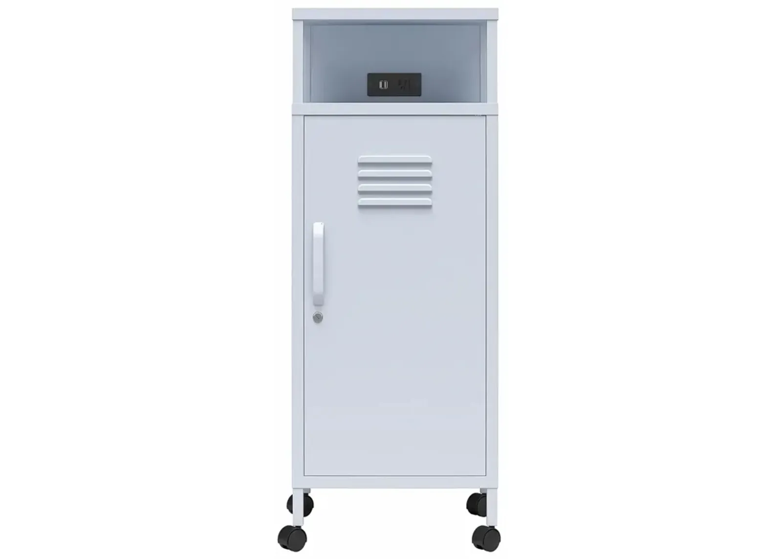 Cache Metal Locker-Style Mobile Storage Cart