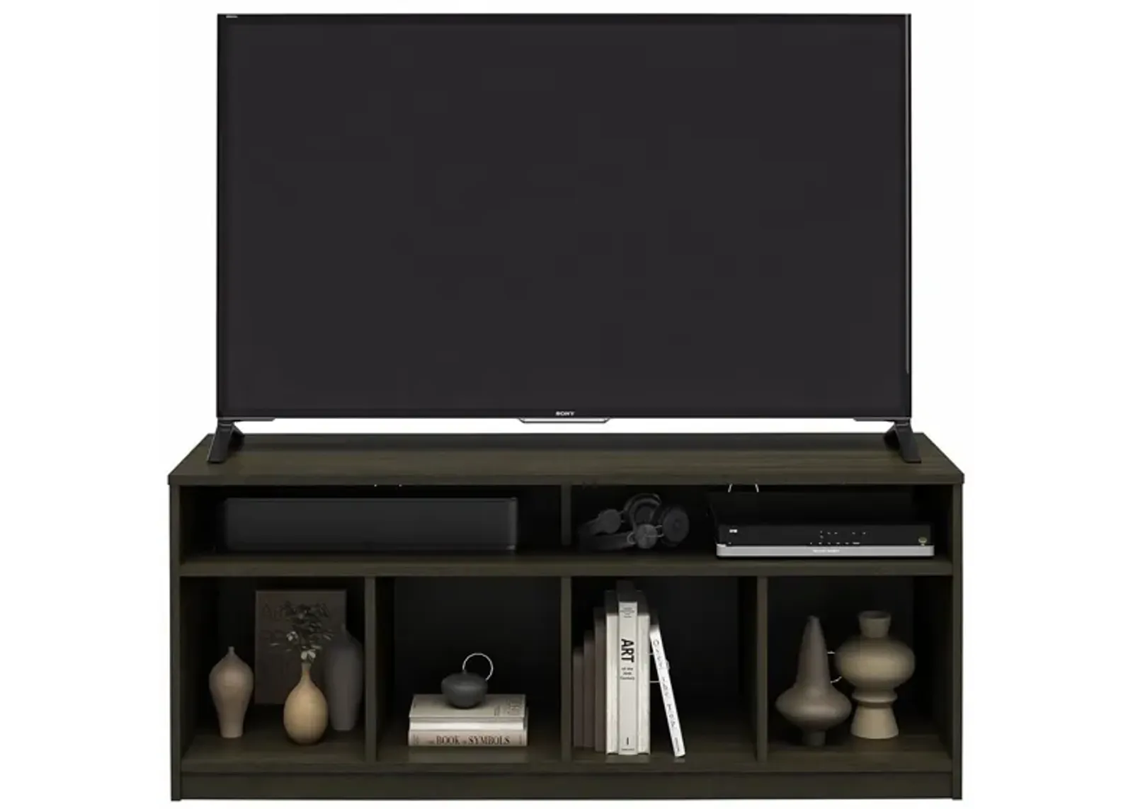 Willow Haven 4 Cube TV Console Space for Components and Media Storage