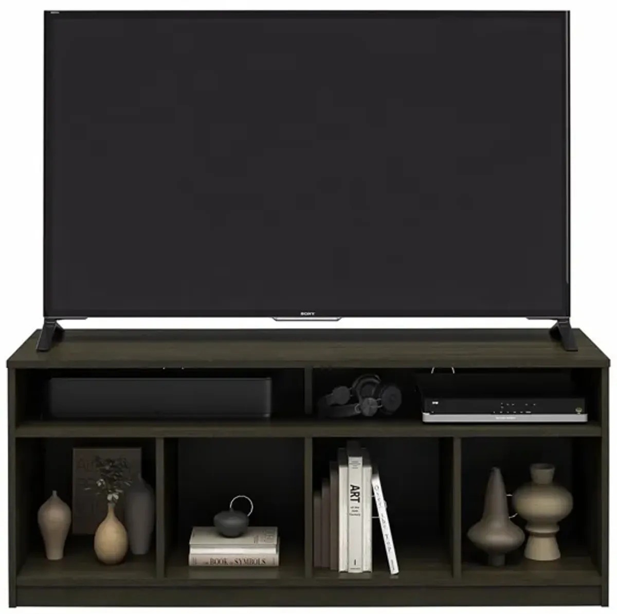 Willow Haven 4 Cube TV Console Space for Components and Media Storage