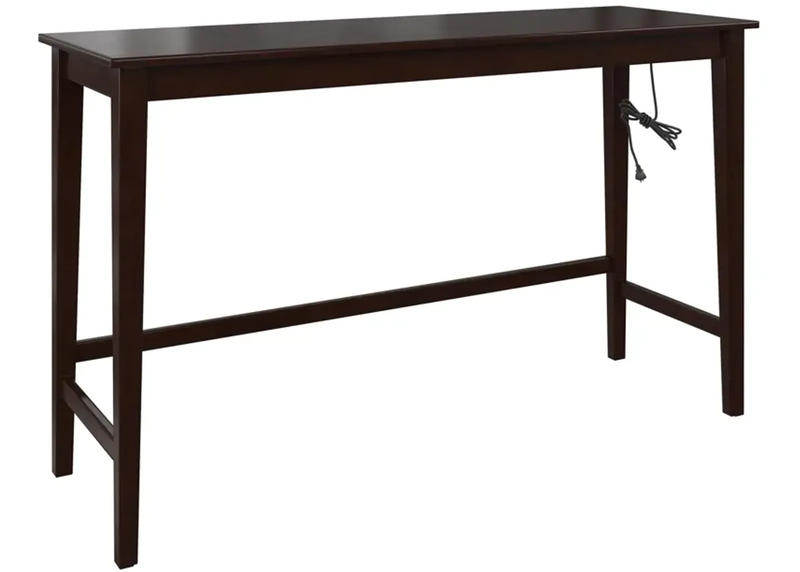 Dallon Sofa Table with 3 Stools and USB Charger