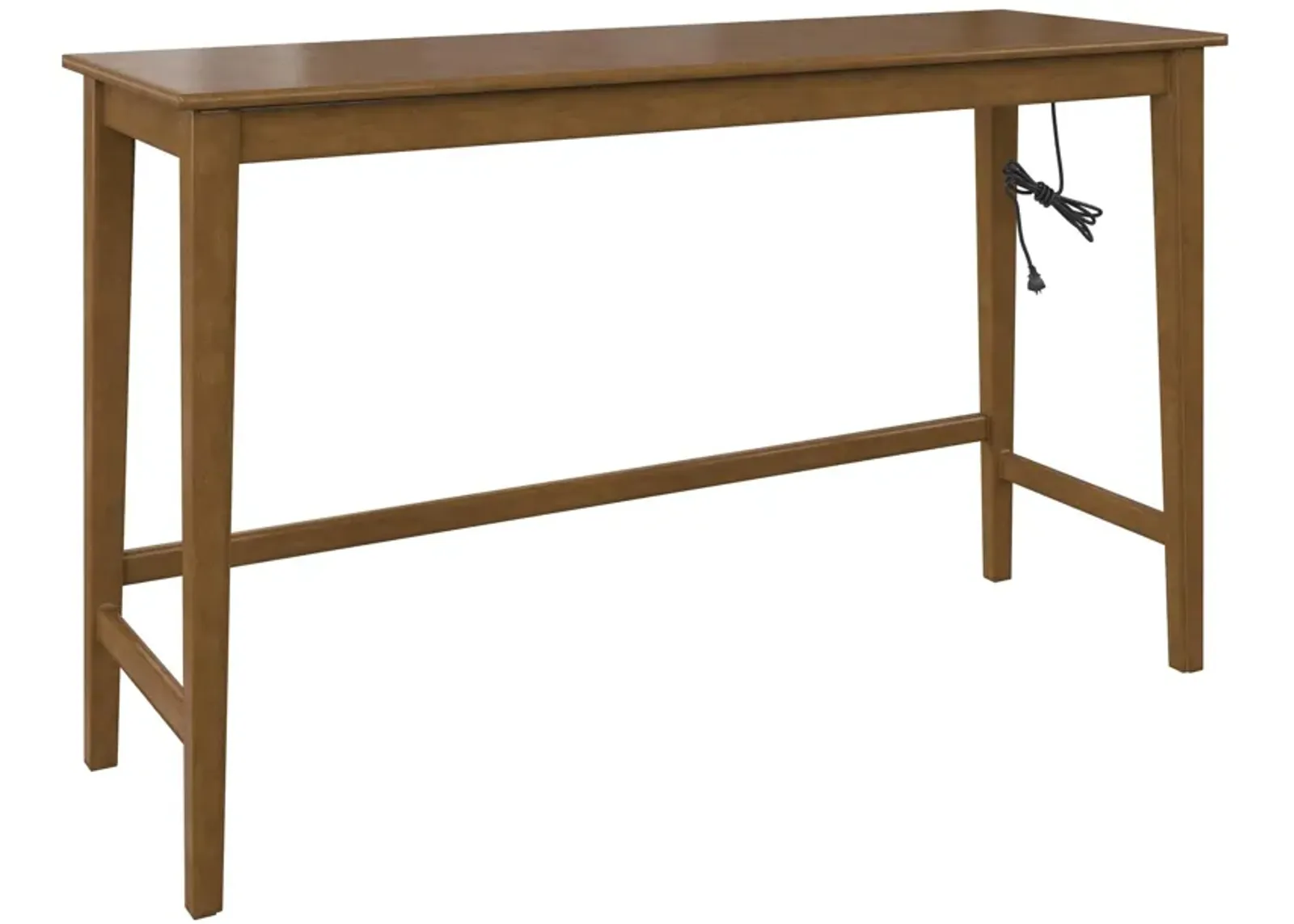 Dallon Sofa Table with 3 Stools and USB Charger