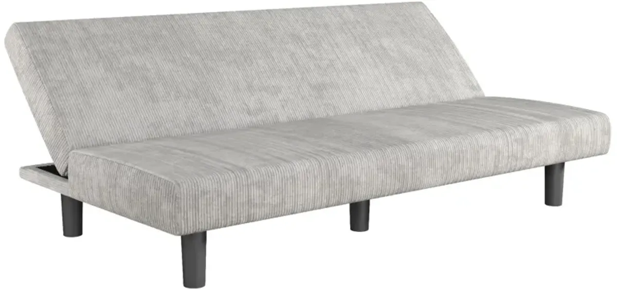 Kelra Armless Mid-Century Futon Sofa Bed