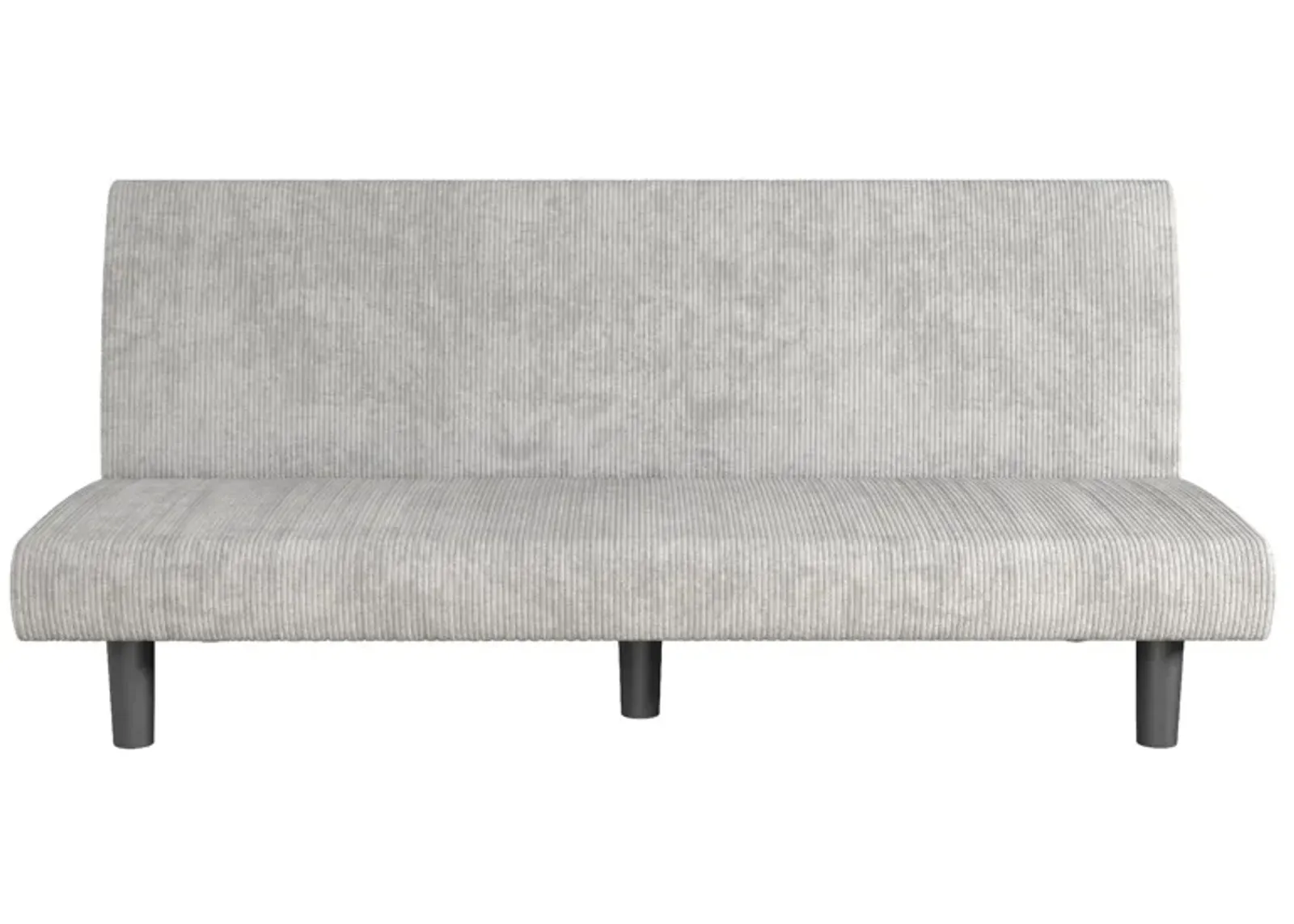 Kelra Armless Mid-Century Futon Sofa Bed