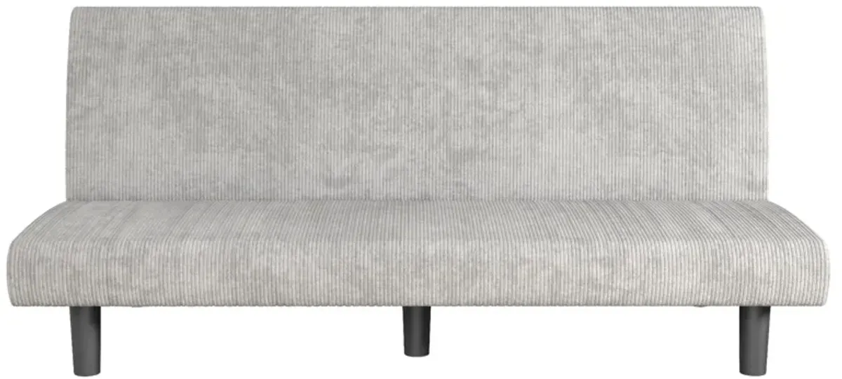 Kelra Armless Mid-Century Futon Sofa Bed