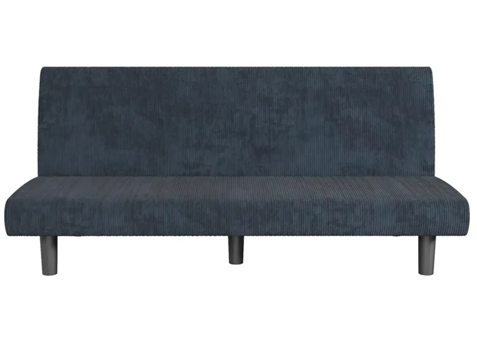 Kelra Armless Mid-Century Futon Sofa Bed