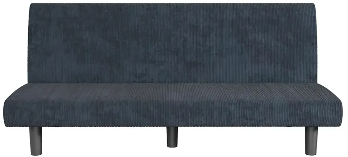 Kelra Armless Mid-Century Futon Sofa Bed