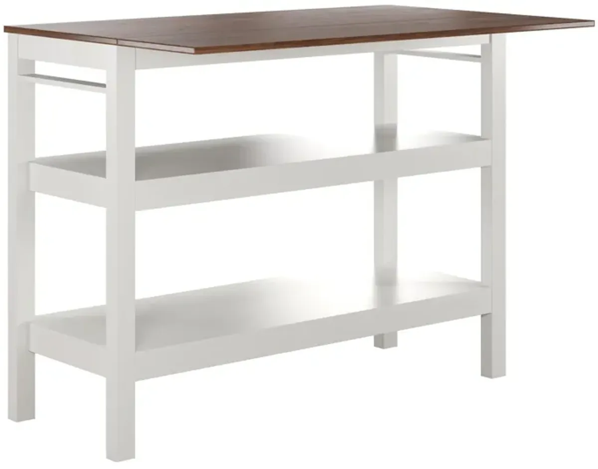 Tallen 60" Flip Kitchen Island Table