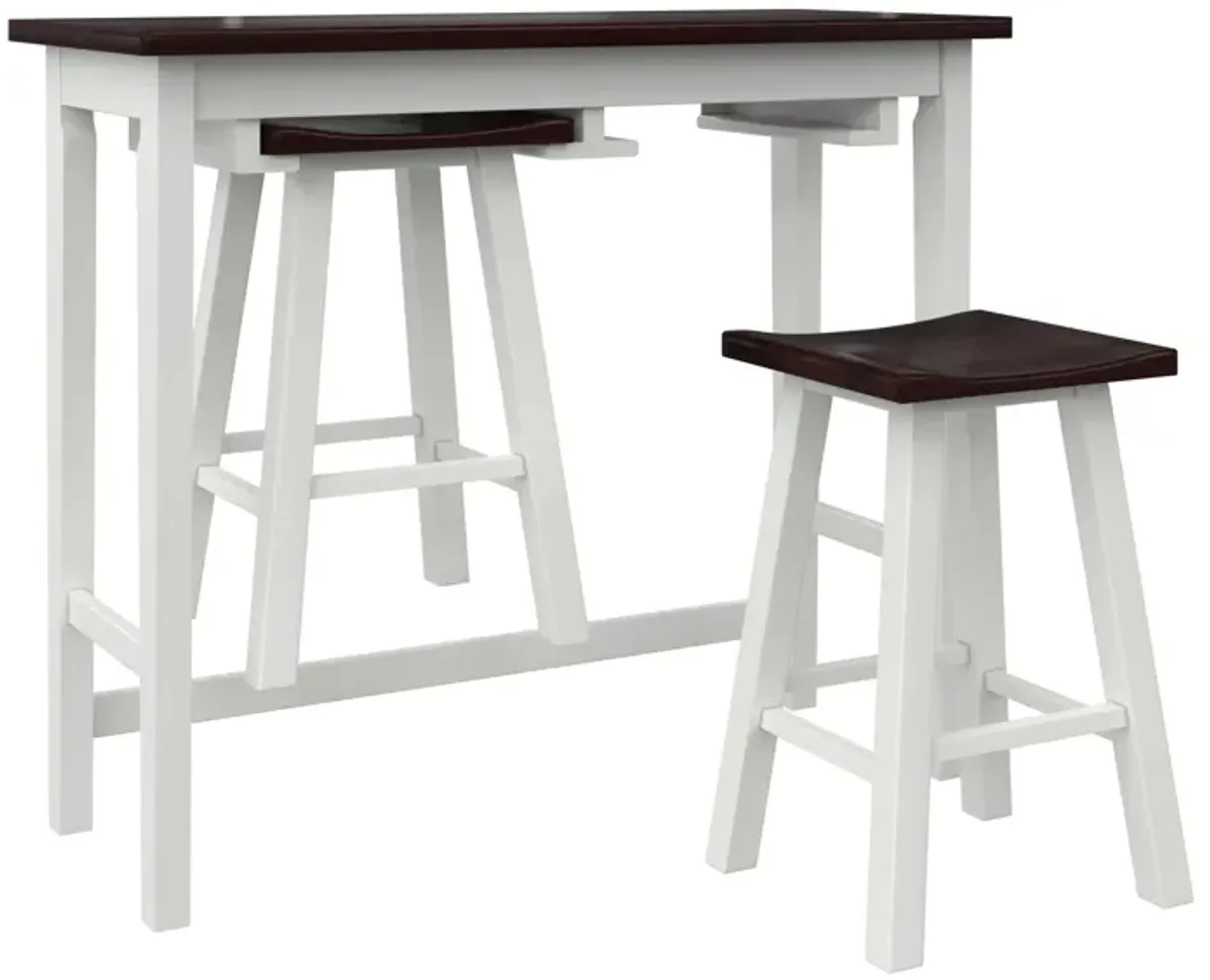 Bryna 3 Piece Hanging Counter Height Dining Stool Set