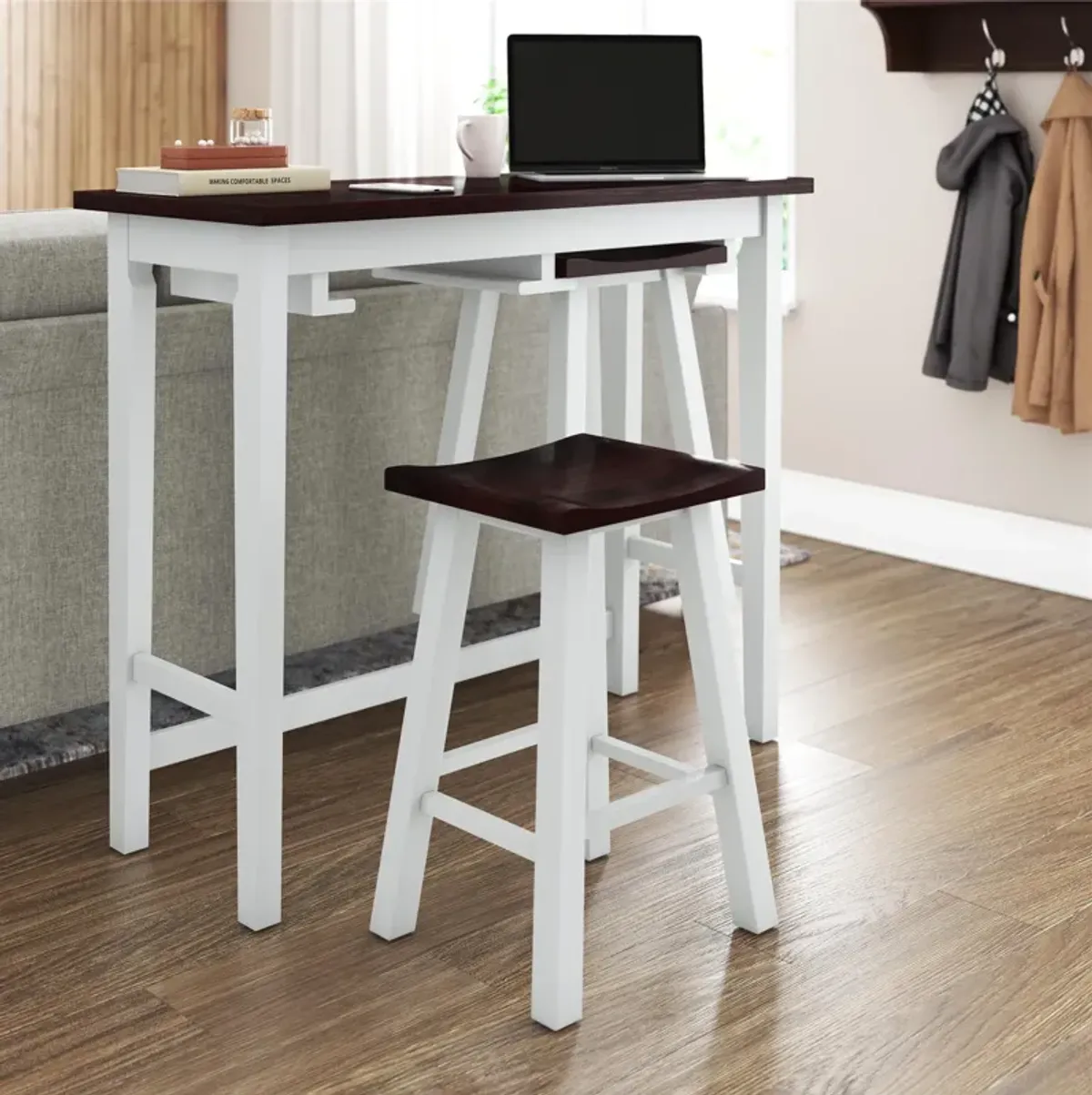 Bryna 3 Piece Hanging Counter Height Dining Stool Set