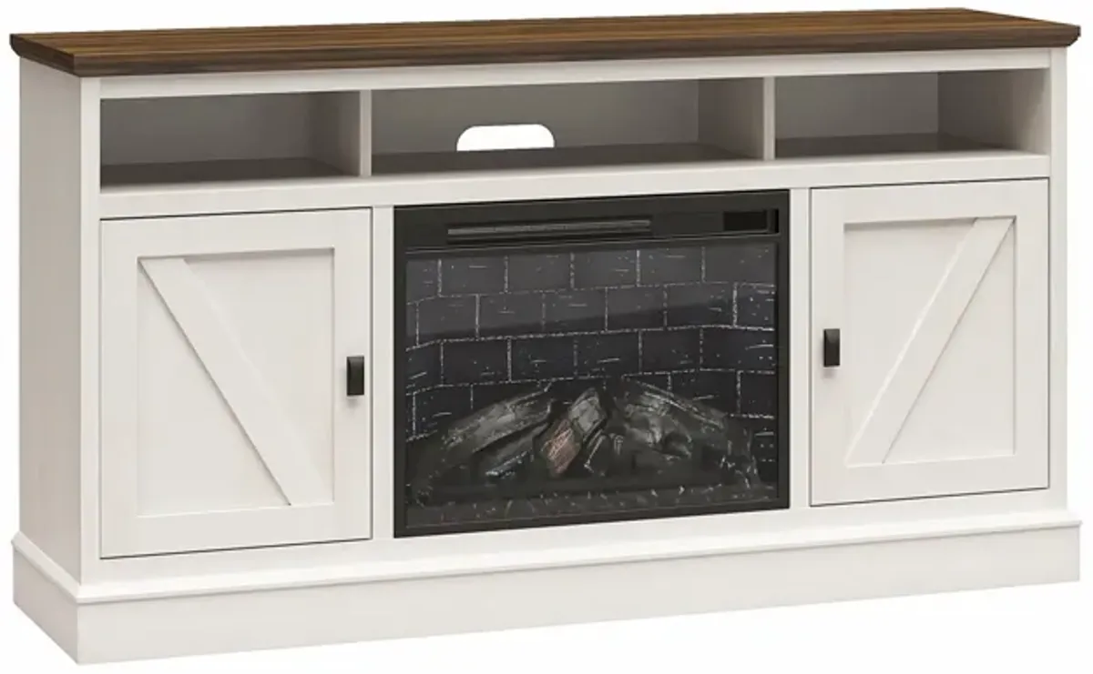 Ashton Lane Electric Fireplace TV Stand with Remote for TVs up to 65''