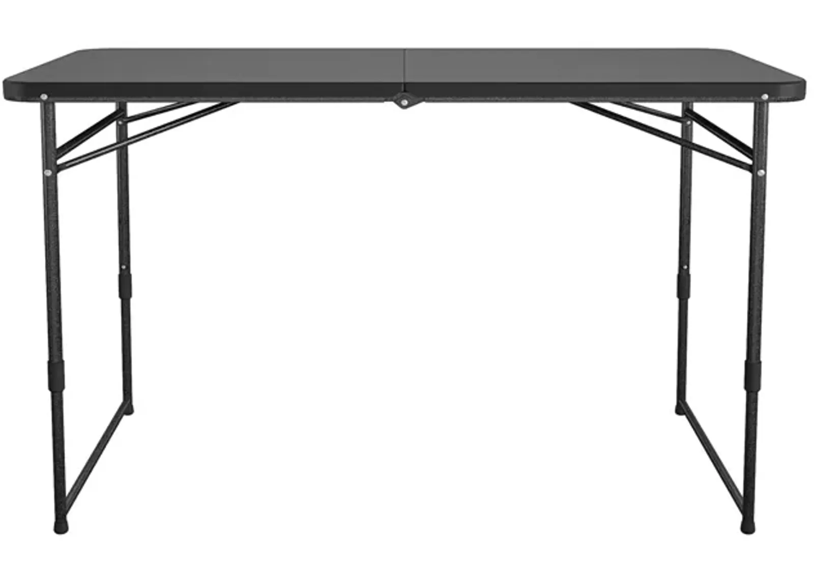 4 ft. Fold in Half Adjustable Height Indoor/Outdoor Utility Table