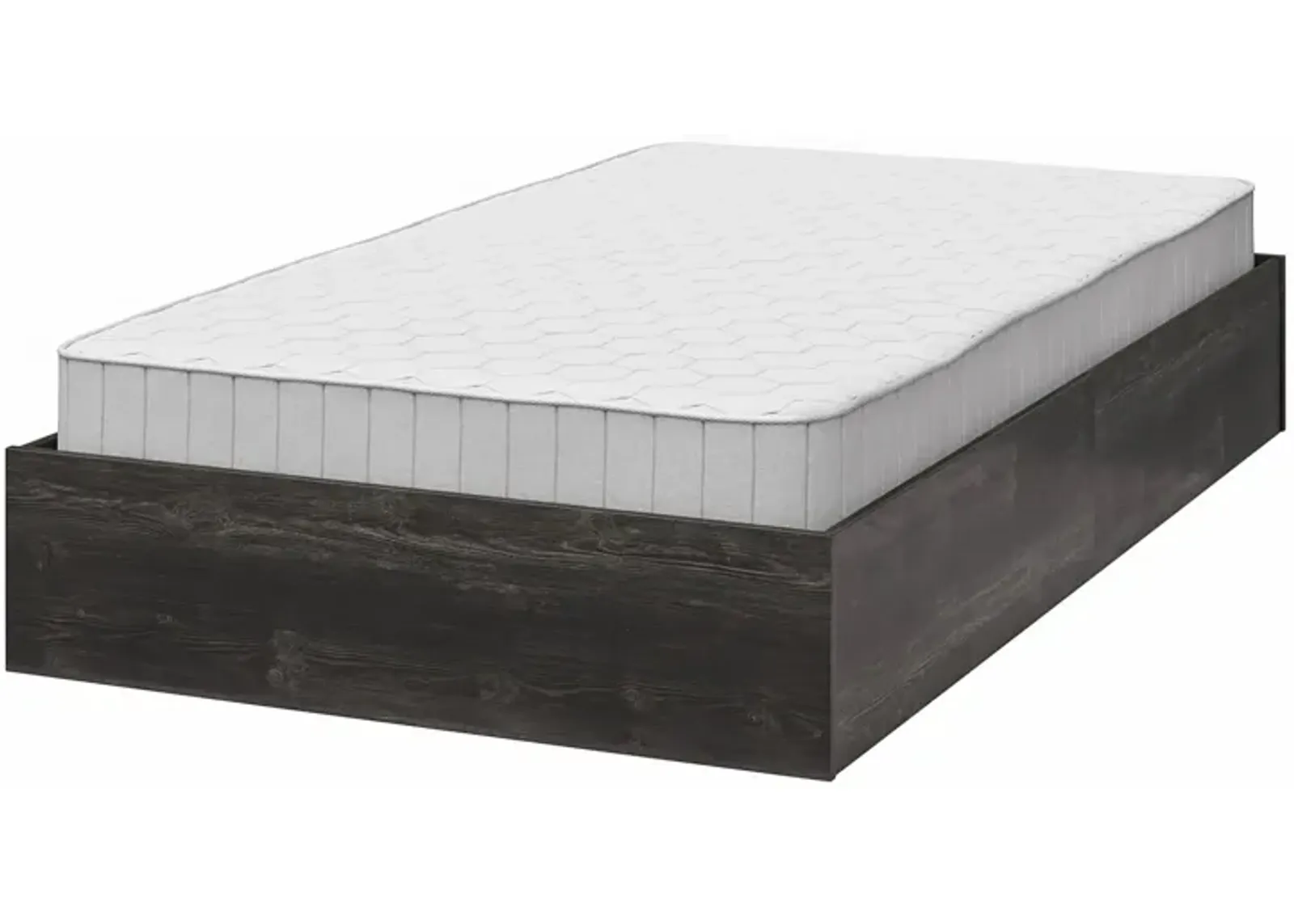 DreamSaver Platform Bed Frame with 6 Inch Mattress Included