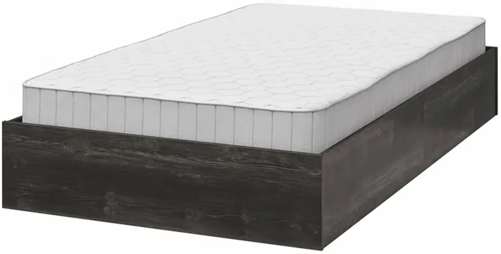 DreamSaver Platform Bed Frame with 6 Inch Mattress Included