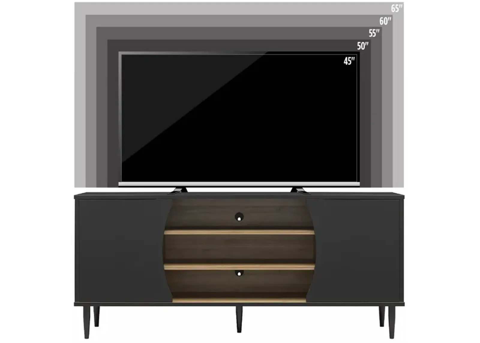 Delmar Media Console for TVs up to 65"