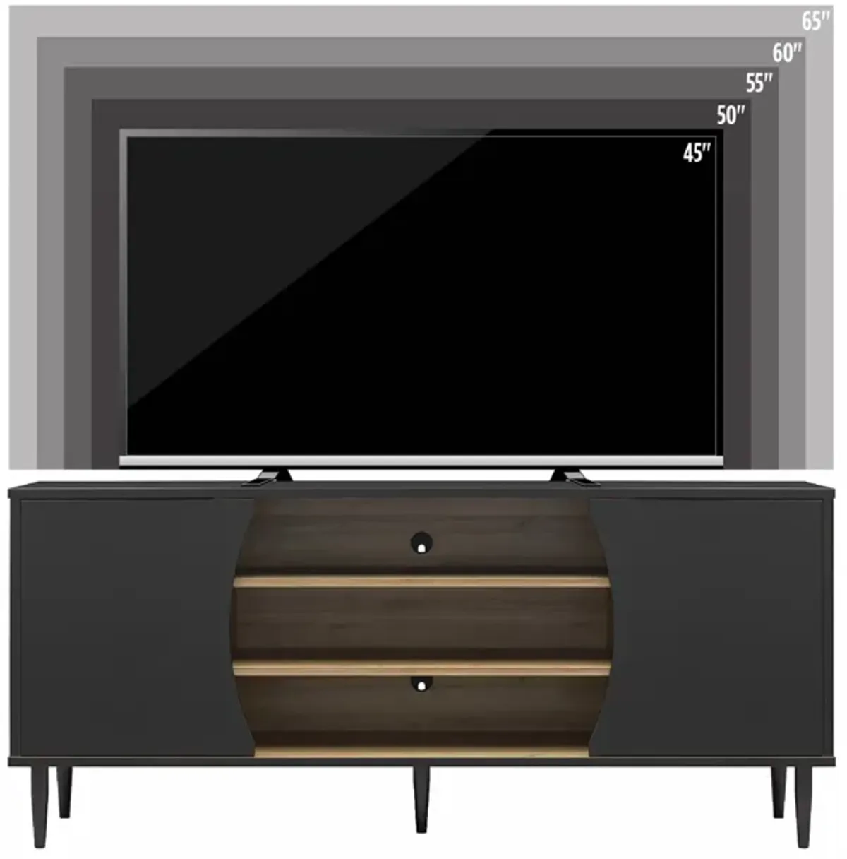 Delmar Media Console for TVs up to 65"