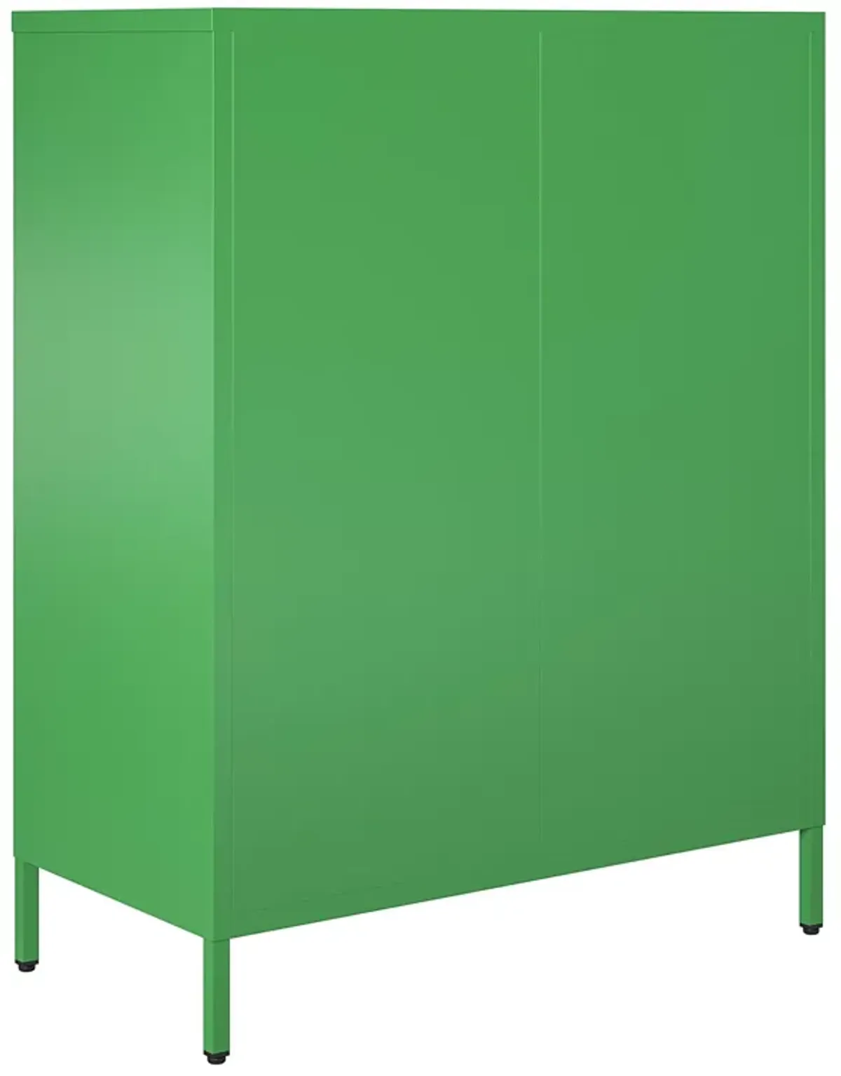 Channing 2 Door Accent Cabinet-Mesh Metal Locker