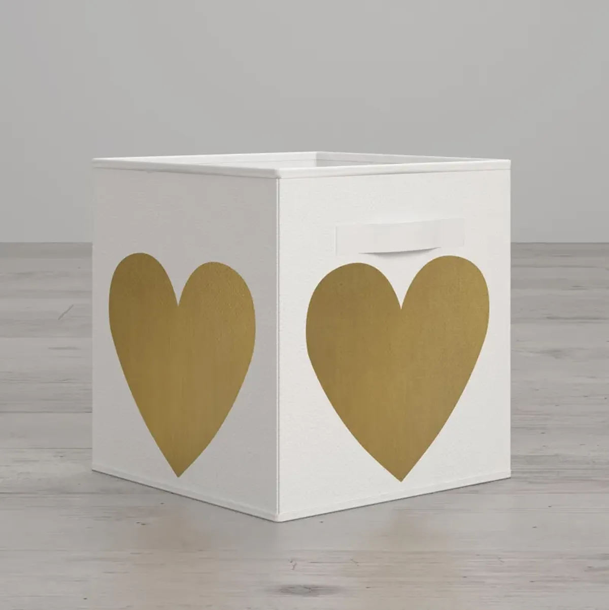 Heart Print Bin