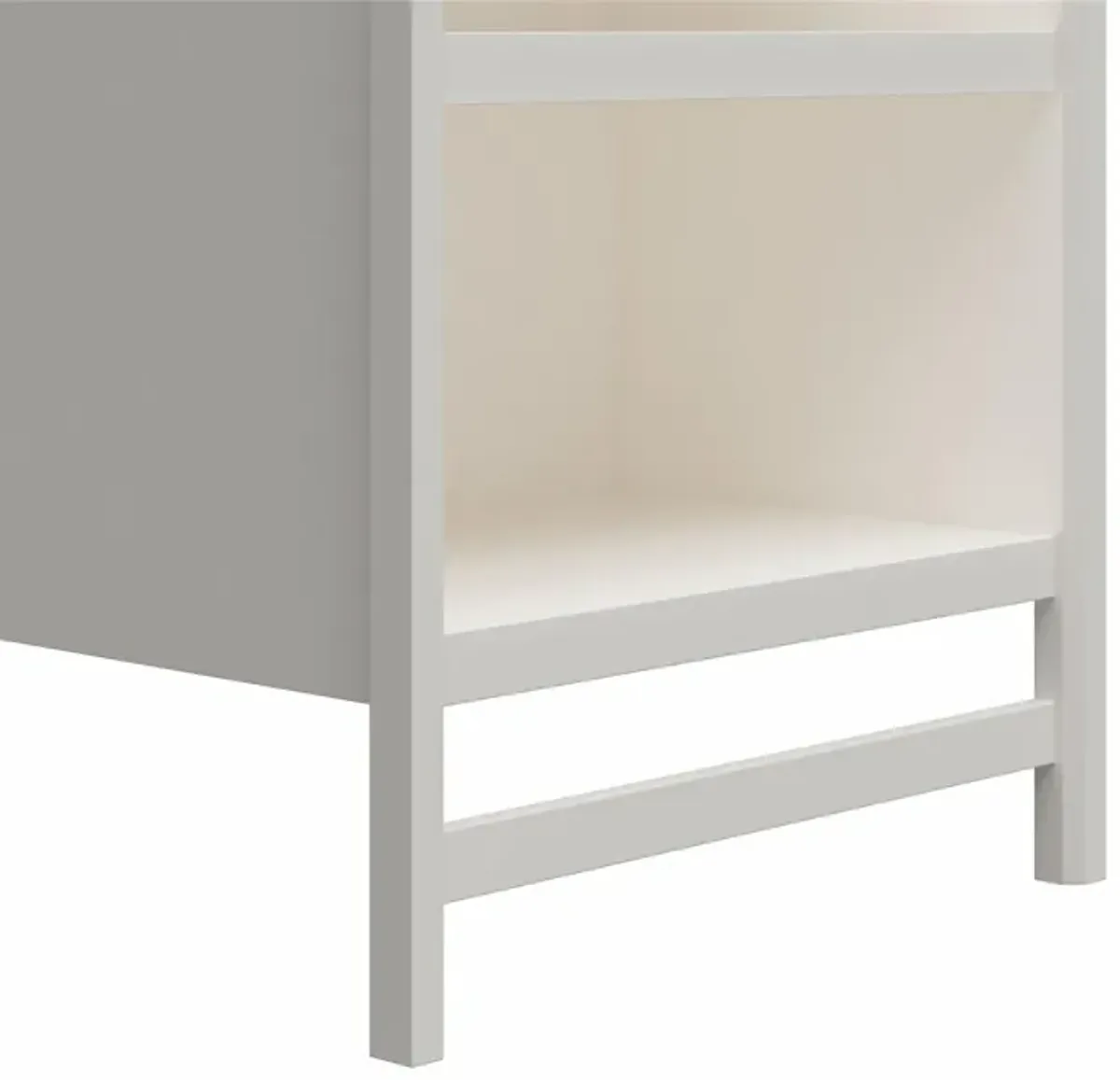 Luxe 6 Shelf Closet Tower with 3 Adjustable Clothing Rods