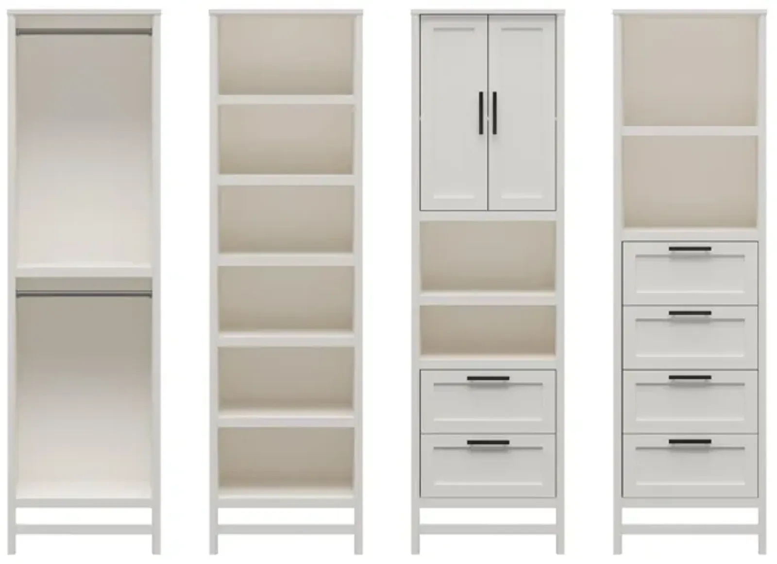 Luxe Wardrobe Closet Organizer 4-Piece Bundle