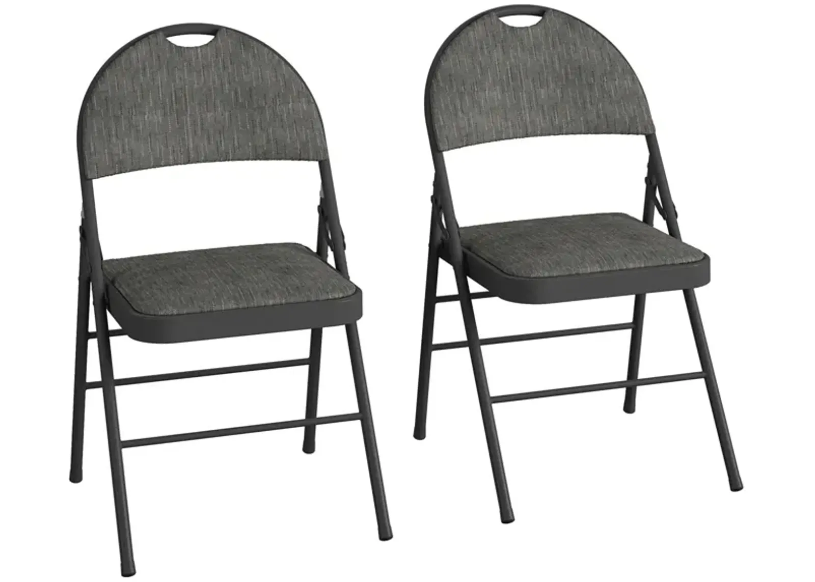 Superior Comfort Commercial Fabric Folding Chair, Set of 2