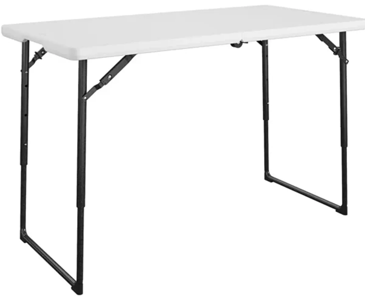 4 ft. Centerfold Adjustable Utility Table