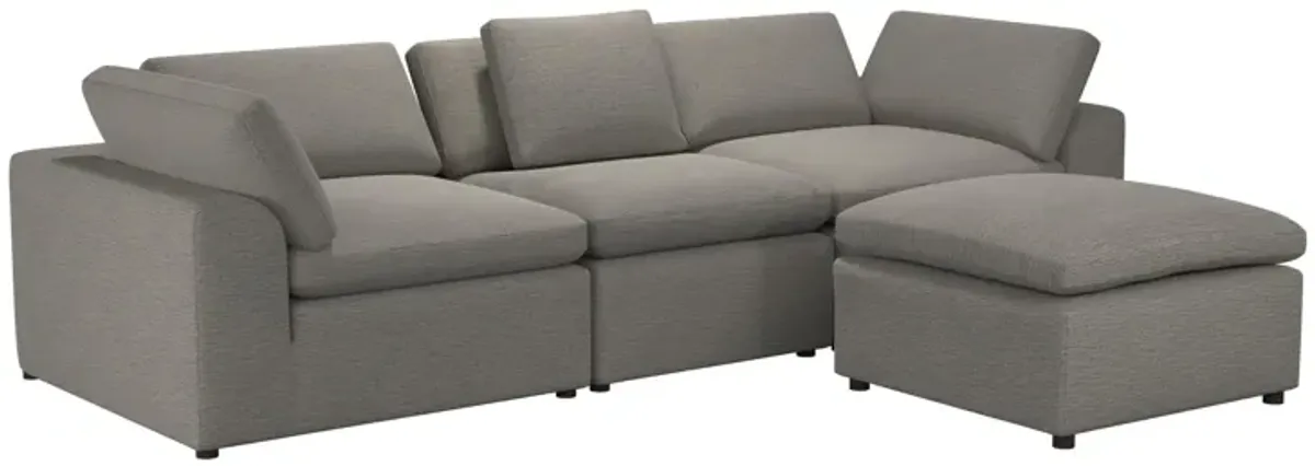 York 3 Seater Sofa and Ottoman Set