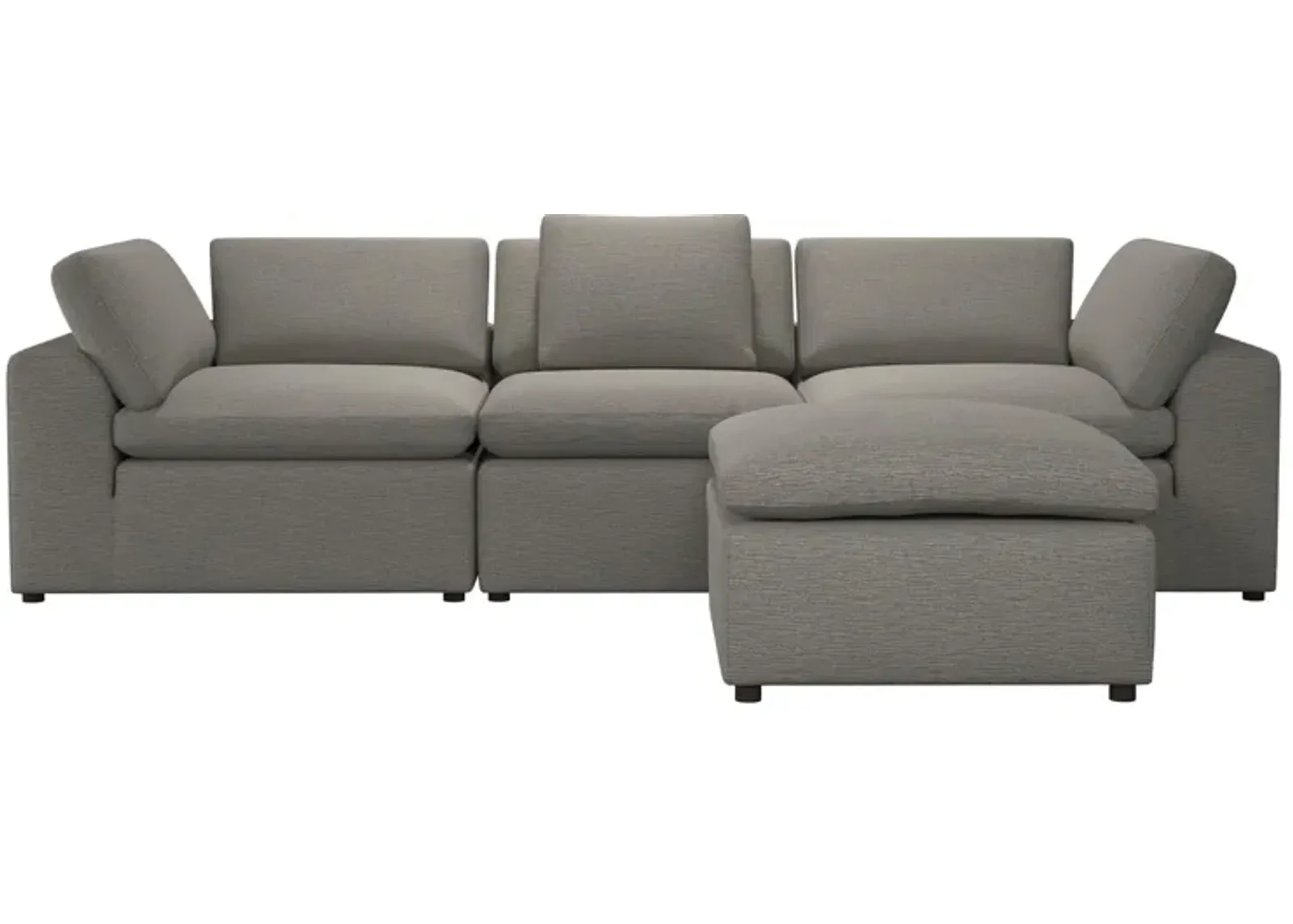 York 3 Seater Sofa and Ottoman Set