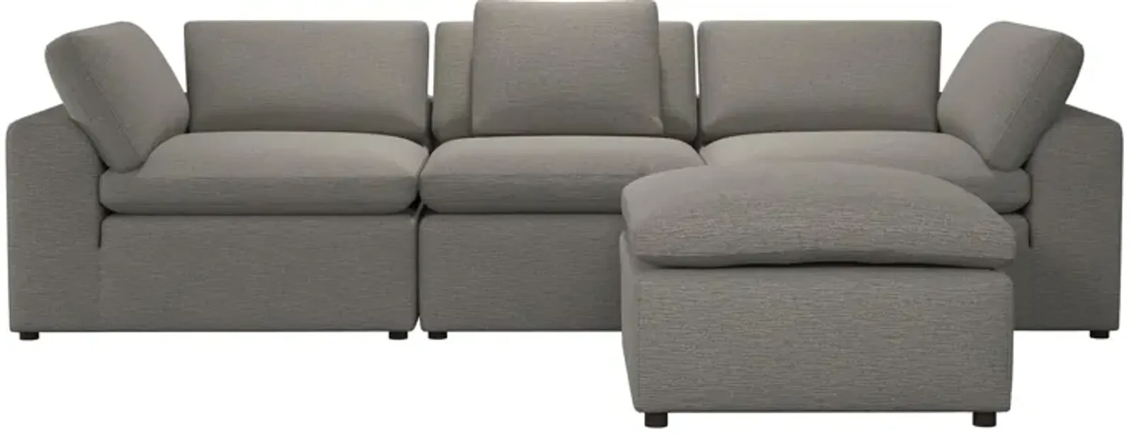 York 3 Seater Sofa and Ottoman Set