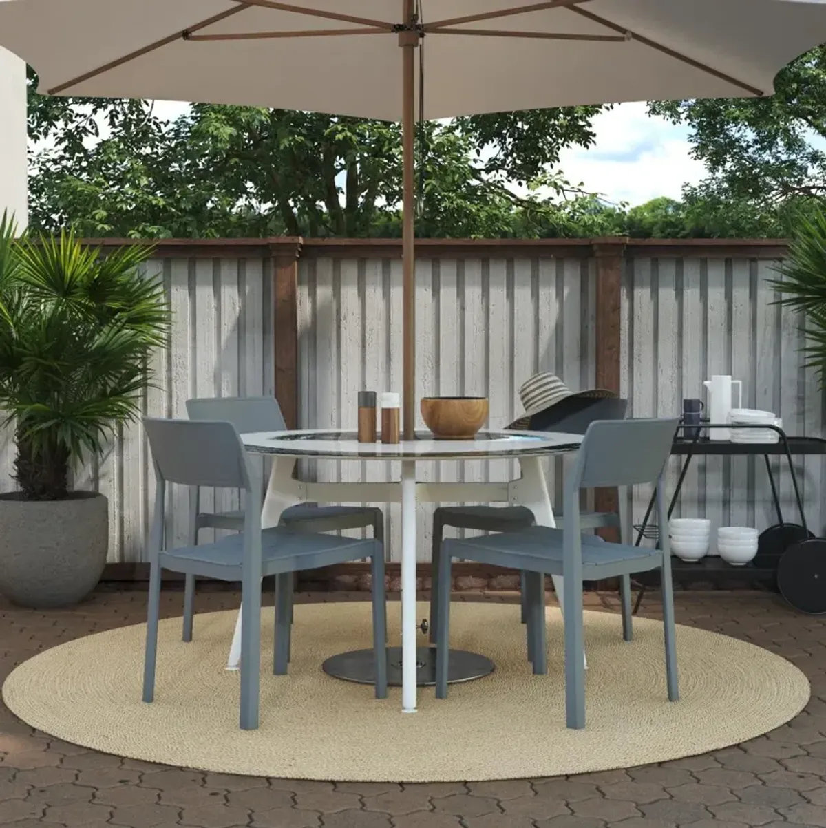 Chandler Indoor/Outdoor Dining Chairs, Set of 4