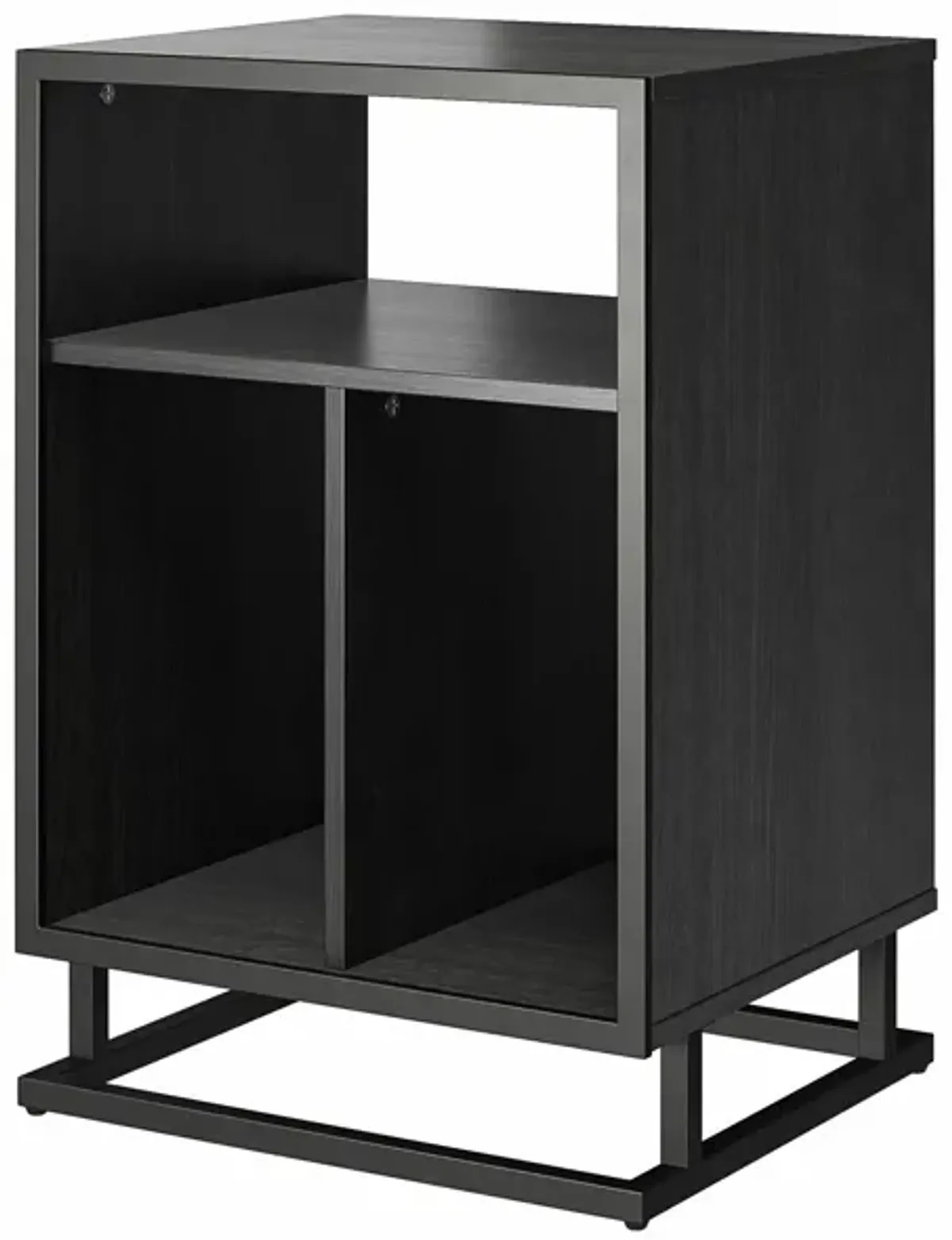 Regal Turntable Stand with 3 Open Cubbies