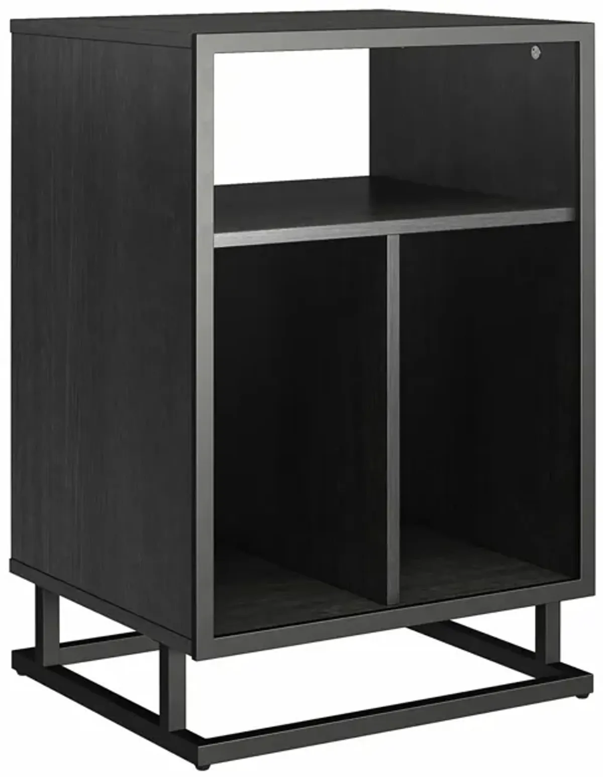 Regal Turntable Stand with 3 Open Cubbies