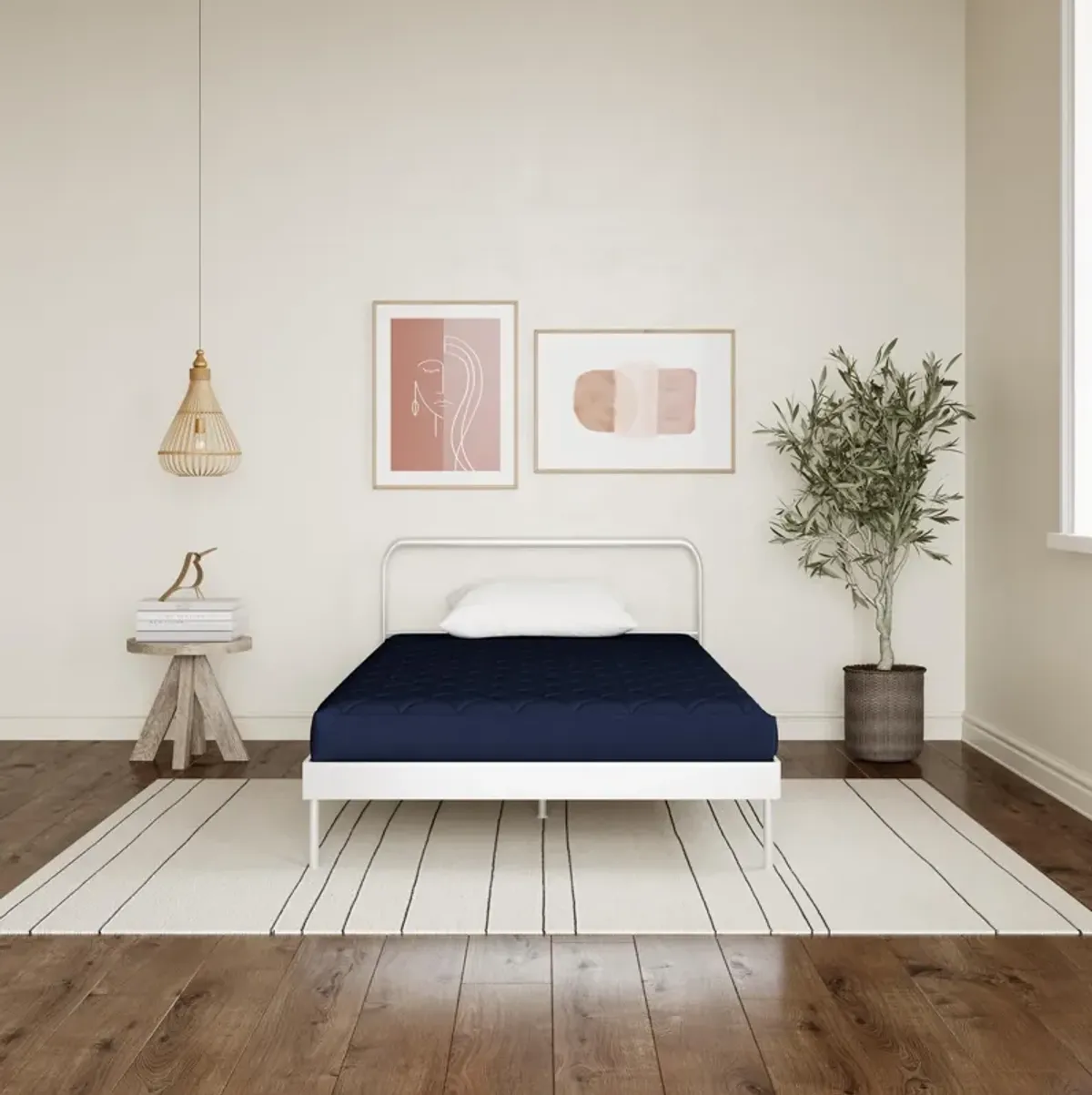 Alex 6" Quilted Twin Mattress with Machine Washable Cover